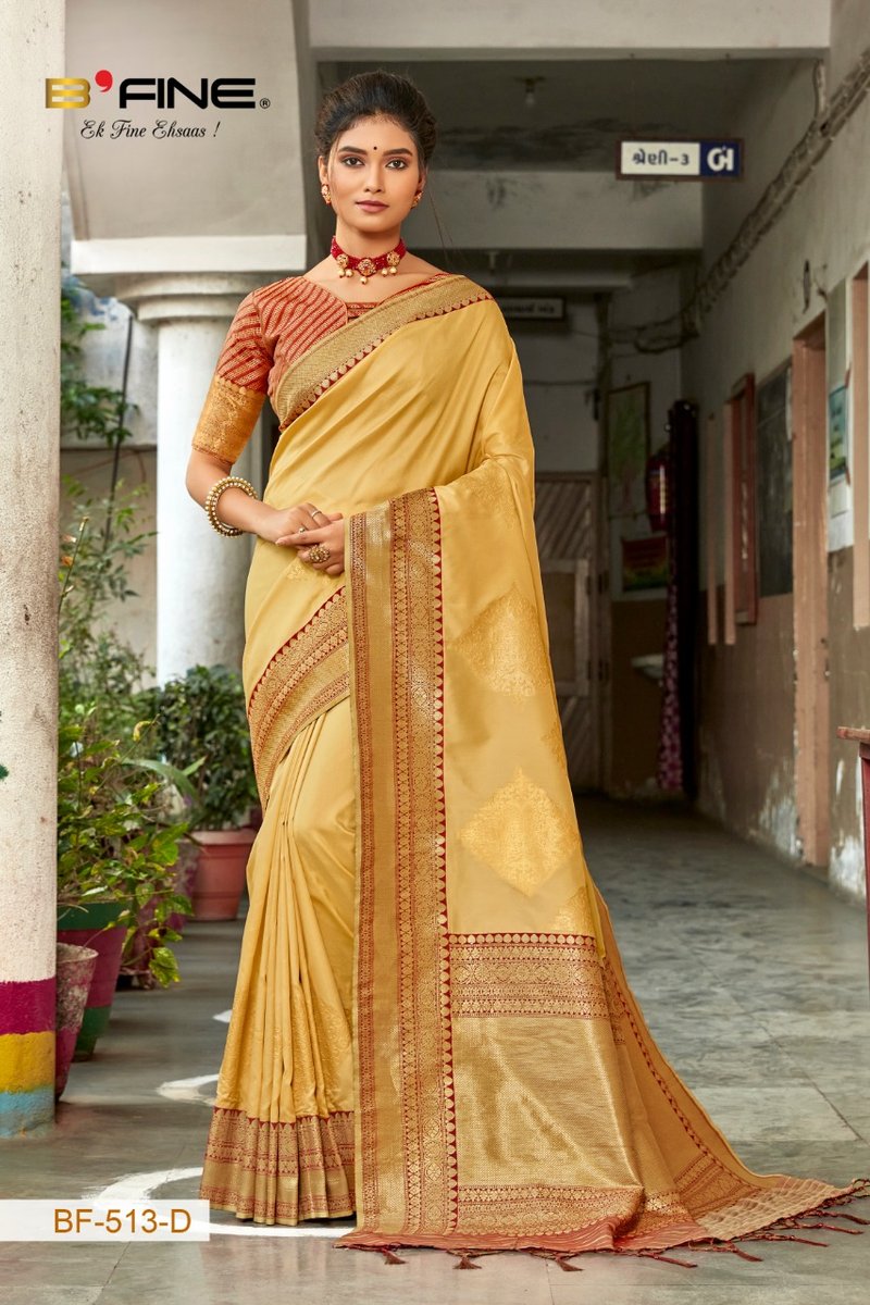 B Fine Saree Paathshala 512-514 Series 8