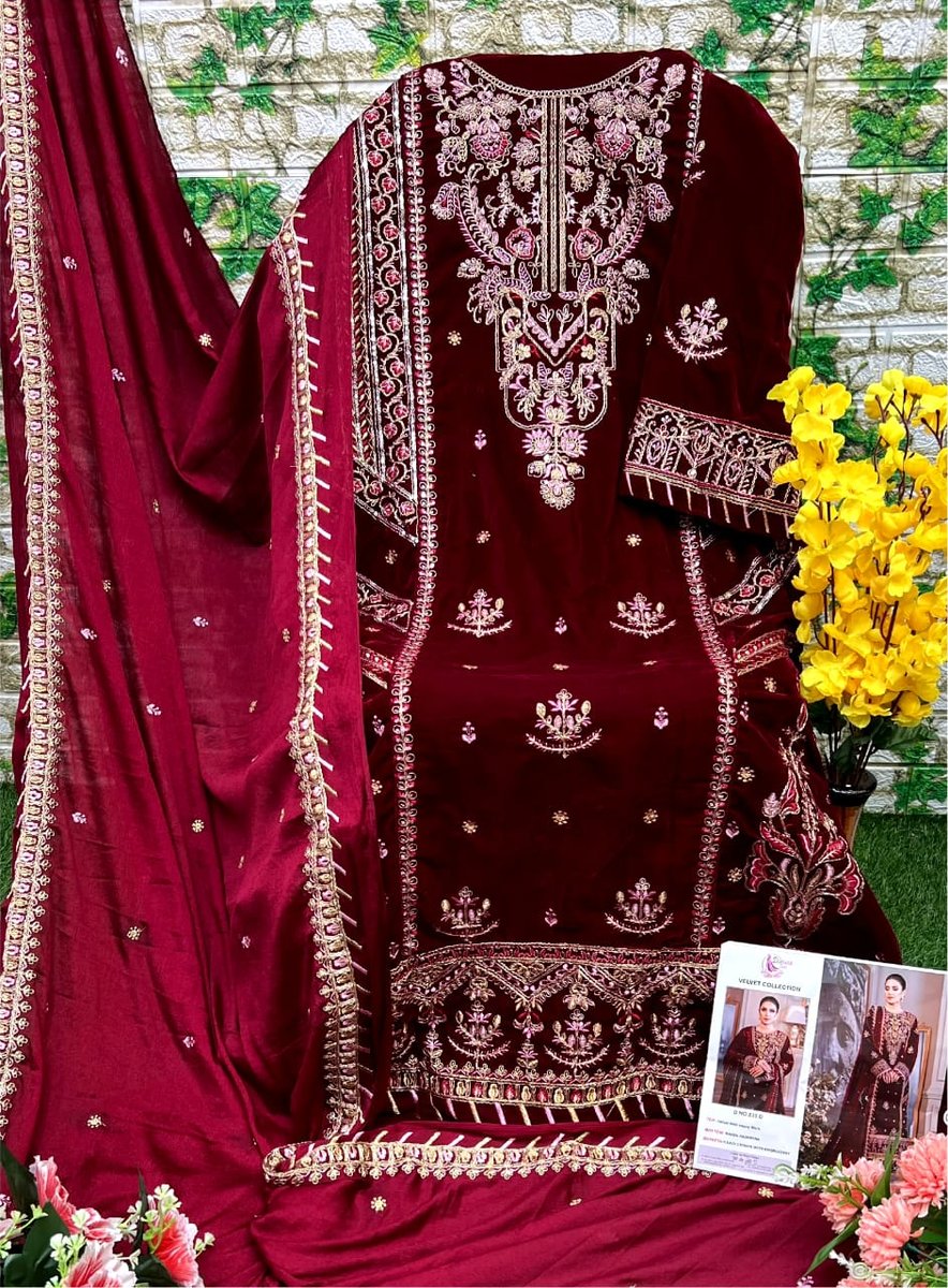Dinsaa Suit Velvet Collection 230 Colors 8