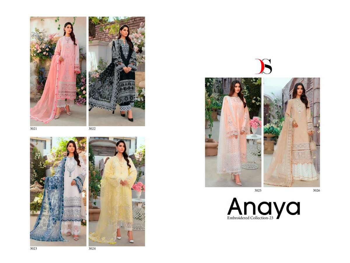 Deepsy Suit Anaya Embroidered Collection-23 3021-3026 Series 7