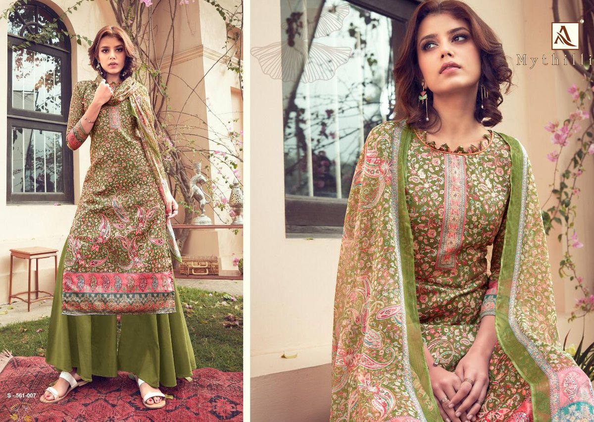 Alok Suits Mythilli 561-001 to 561-010 Series 7