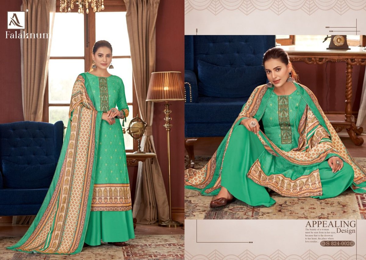 Alok Suits Falaknuma 824-001 to 824-010 Series 2