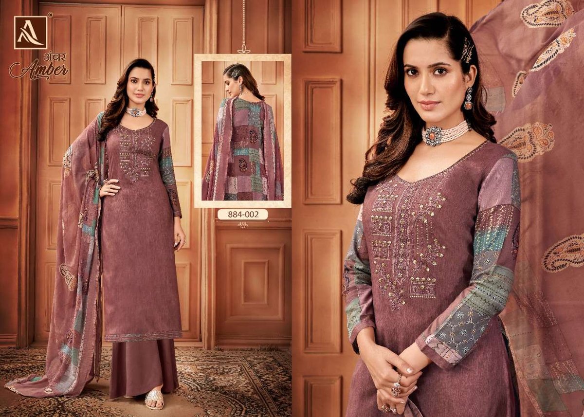 Alok Suits Amber 884-001 to 884-010 Series 2