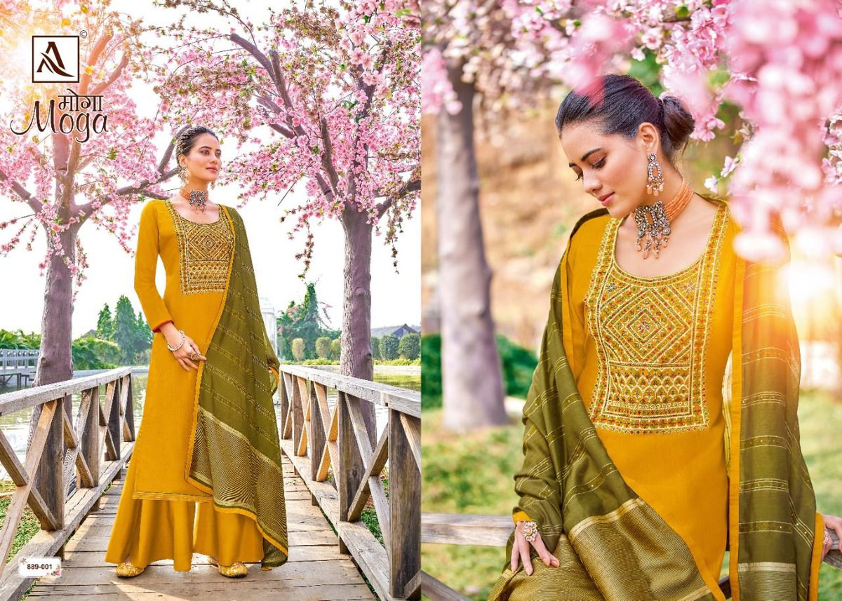 Alok Suit Moga 889-001 to 889-008 Series 1