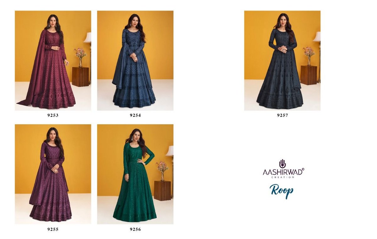Aashirwad Creation Gulkand Roop 9253-9257 Series 6