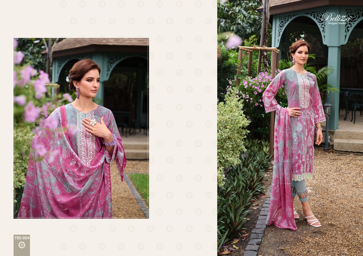 Belliza Designer Resham 785-001 to 785-010 Series 4