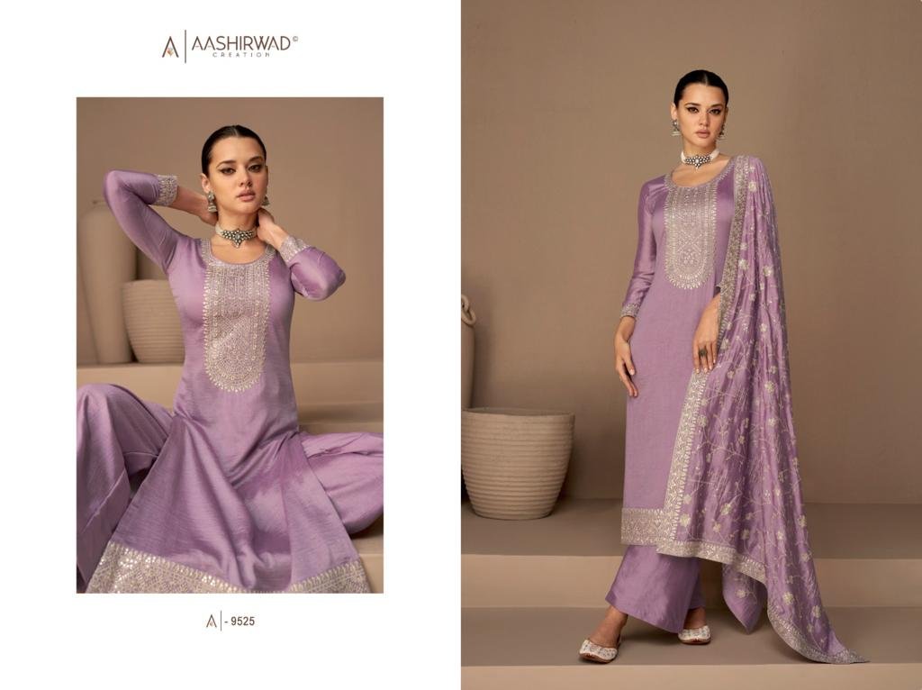 Aashirwad Creation Gulkand Dhaga 9522-9527 Series 4