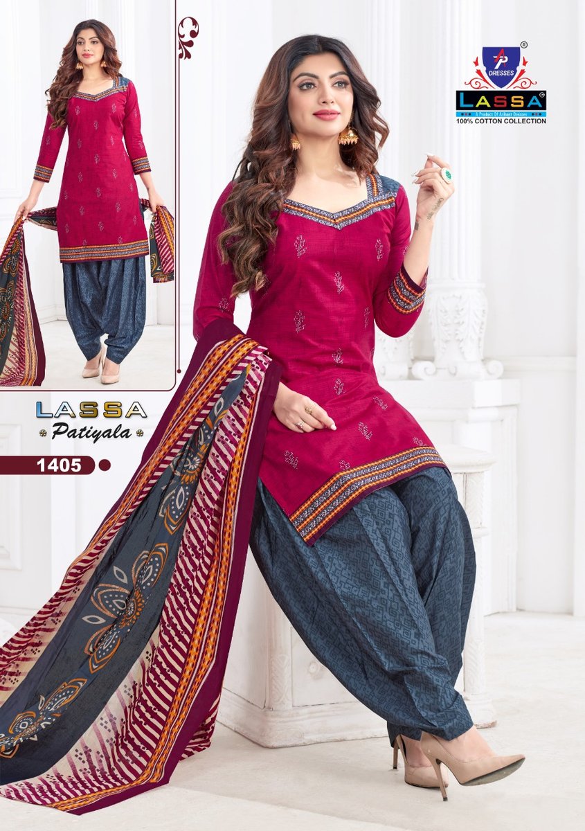 AP Dresses Lassa Patiyala Vol-14 1401-1410 Series 5