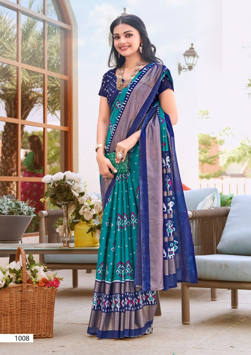 SAROJ SAREE IKKAYA PATOLA VOL-3 1001 TO 1008 8
