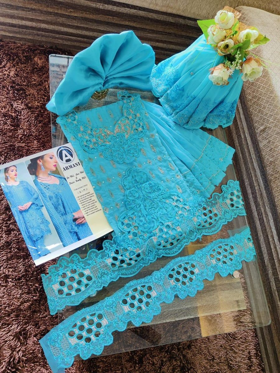 Armani Rimsha 03 Blue Designer Suit 3