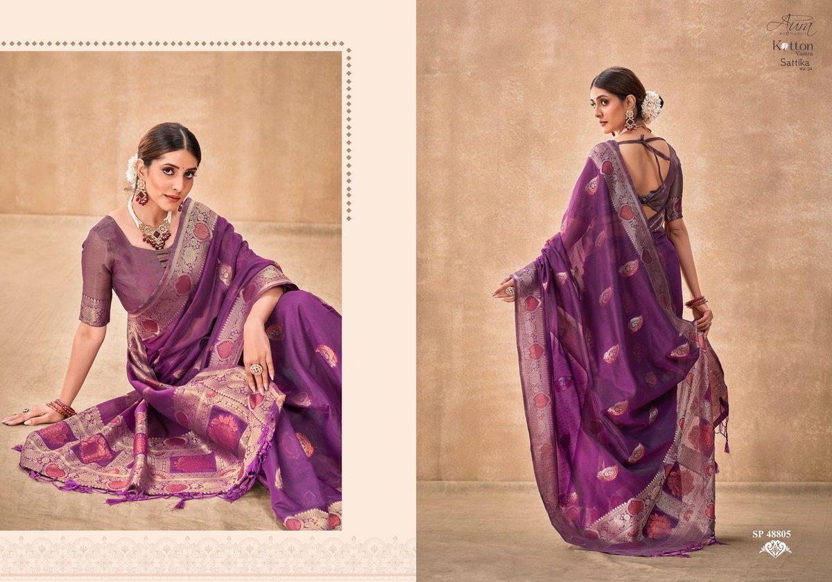 Aura Saree Sattika Vol-24 48801-48806 Series 5