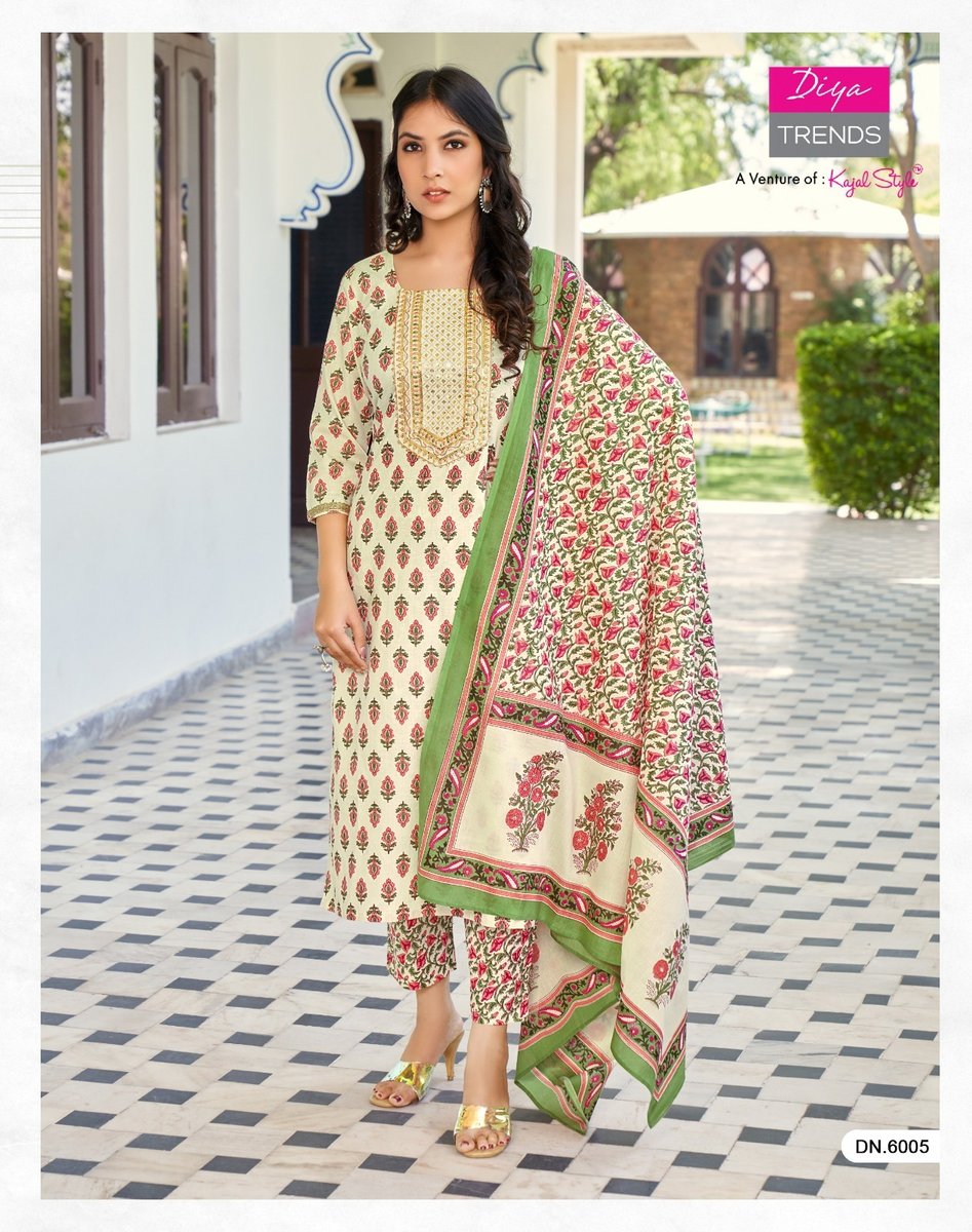 Diya Trends Odhani Vol-6 6001-6010 Series 5