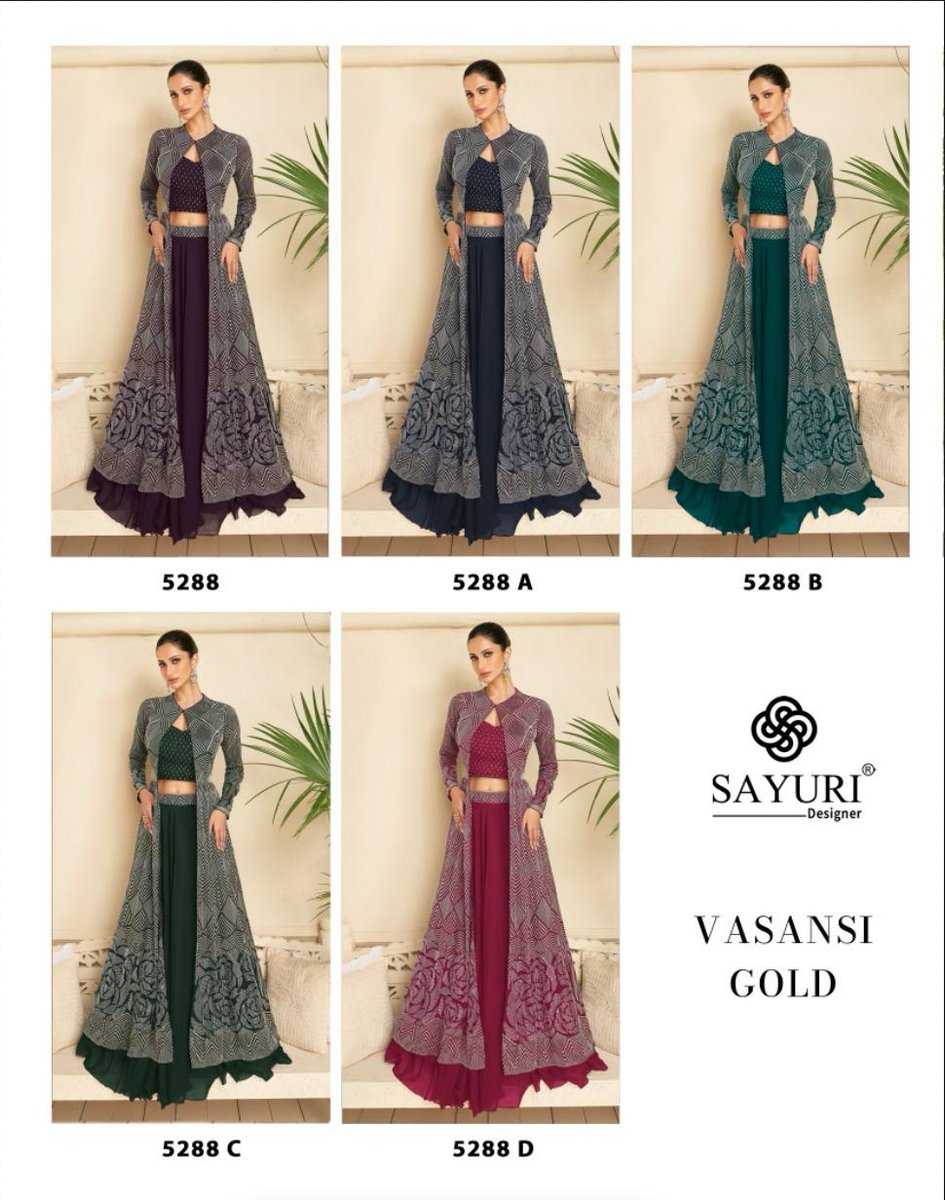 SAYURI DESIGNER VASANSI GOLD 5288 TO 5288-D 6