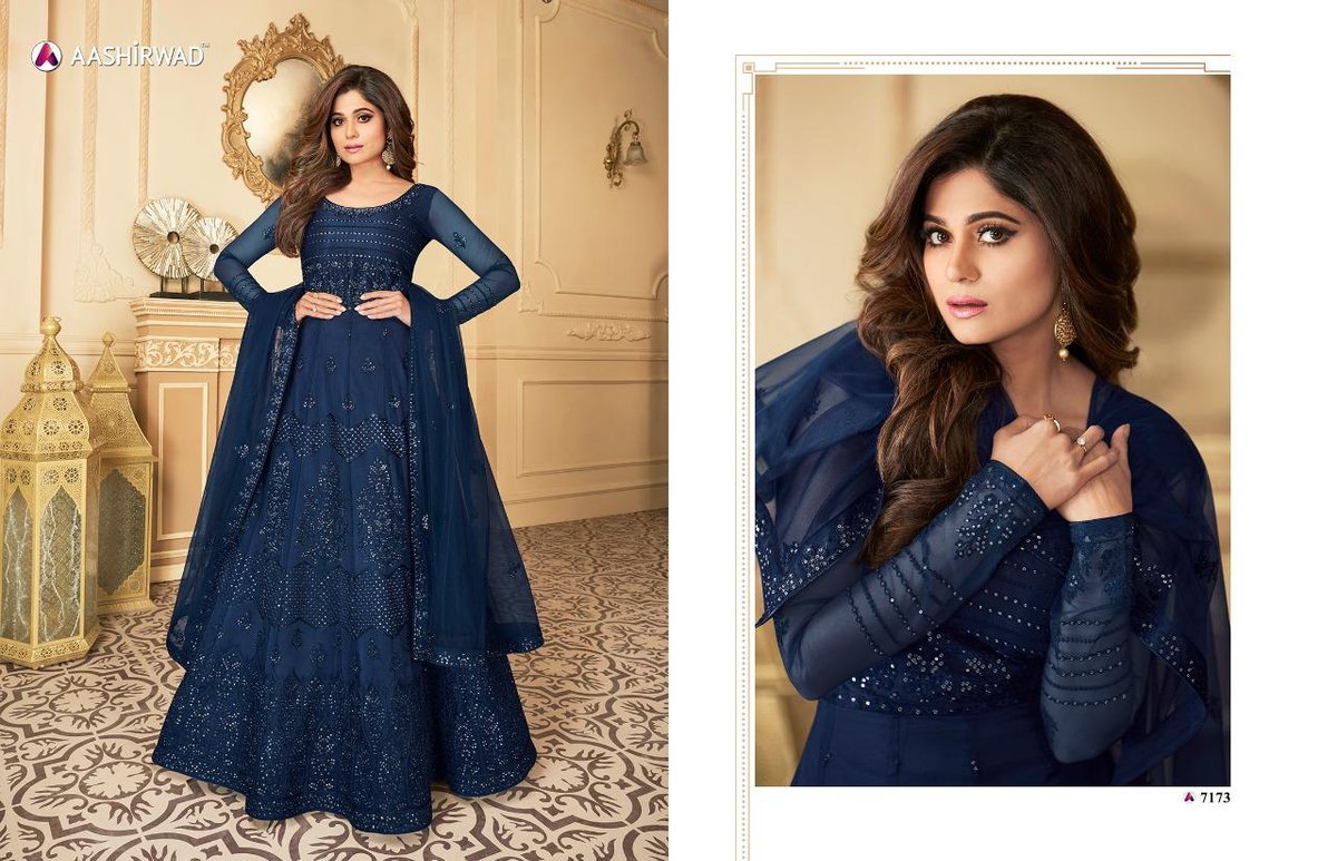 Aashirwad Creation Peacock 7172-7177 Series 2