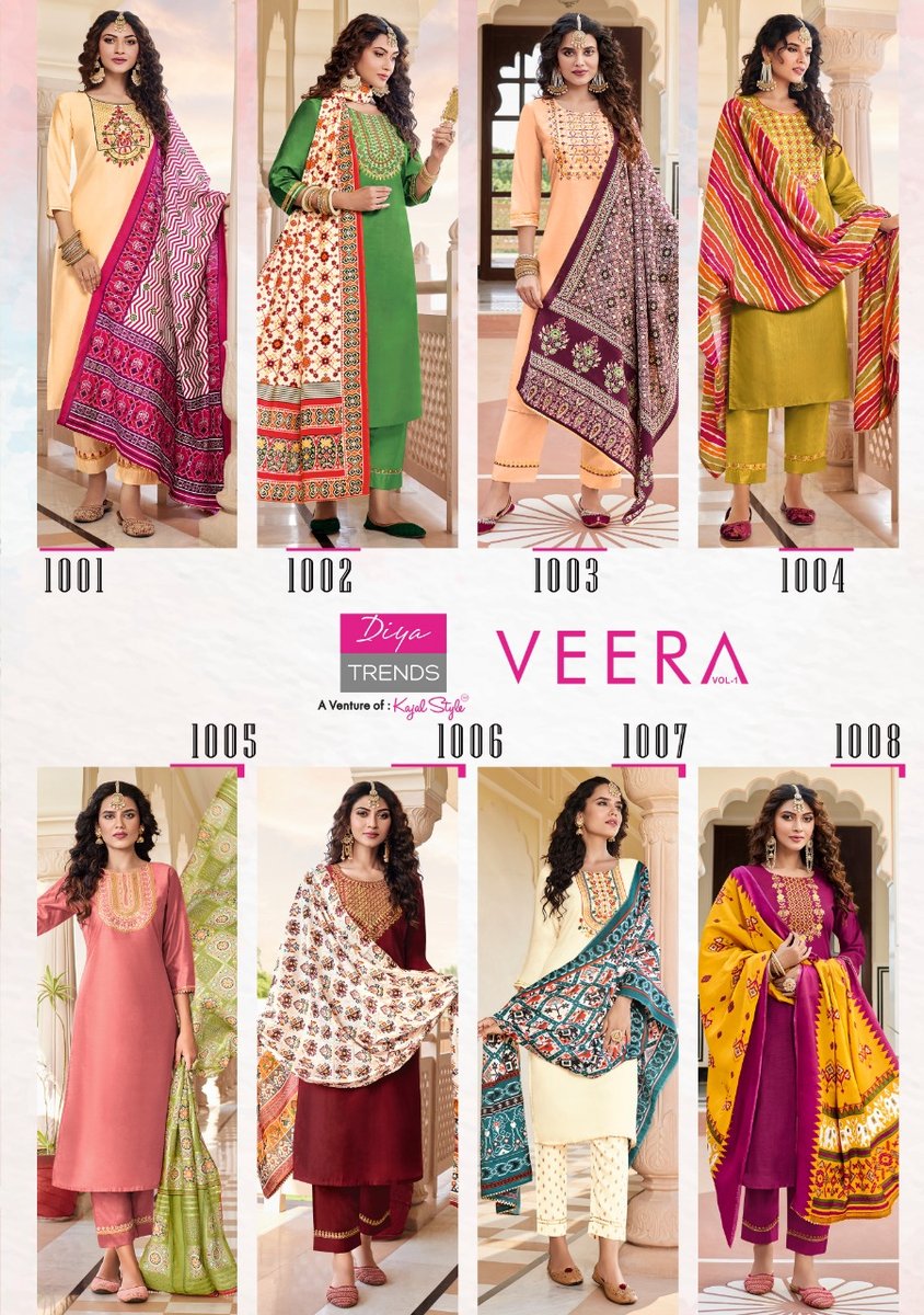 Diya Trends Veera Vol-1 1001-1008 Series 9