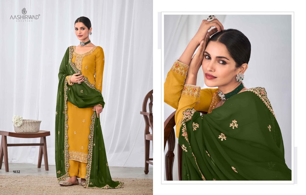 Aashirwad Creation Jasmit 9132-9137 Series 1