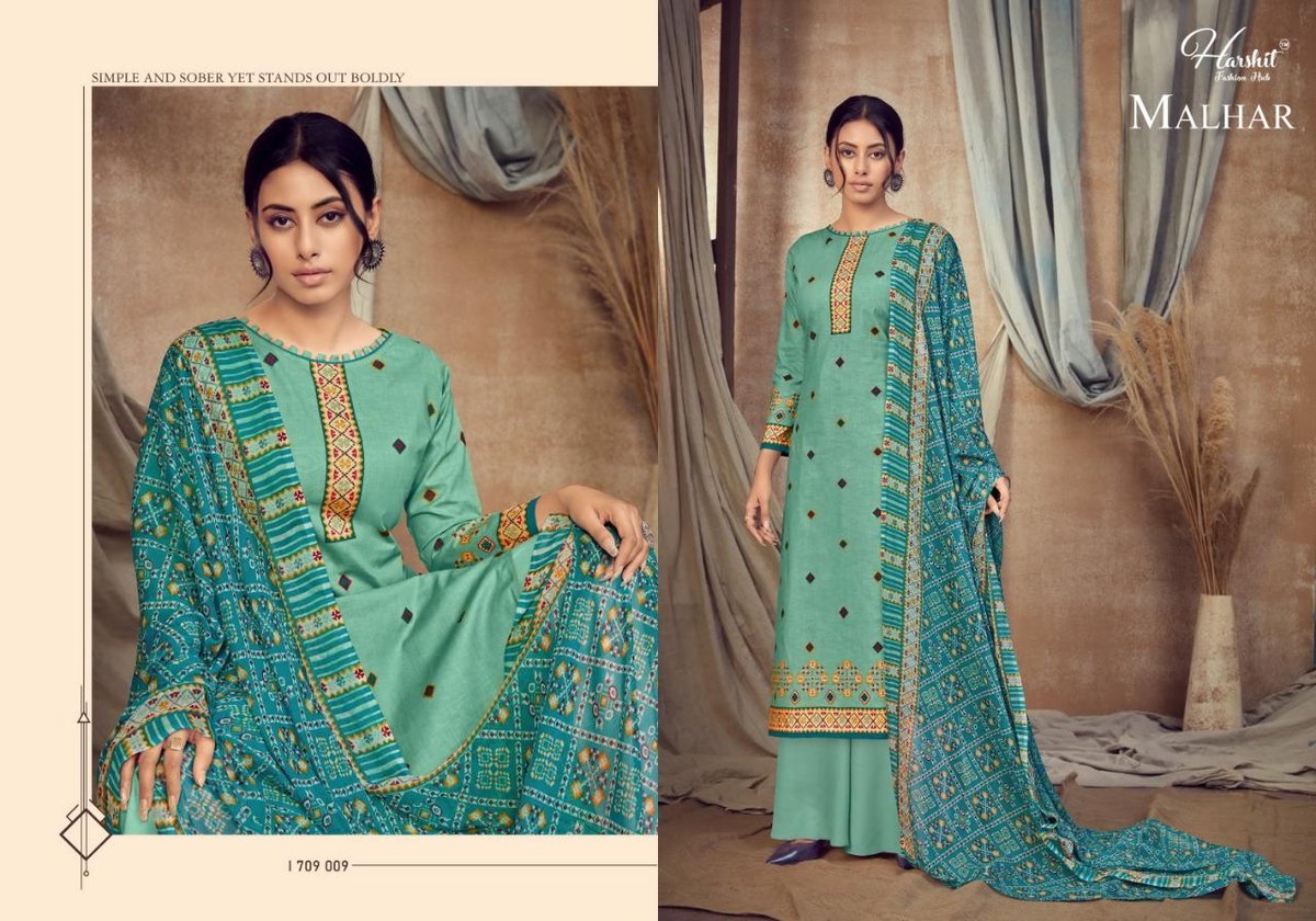 Harshit Fashion Malhar 1709-001 to 1709-010 Series 9