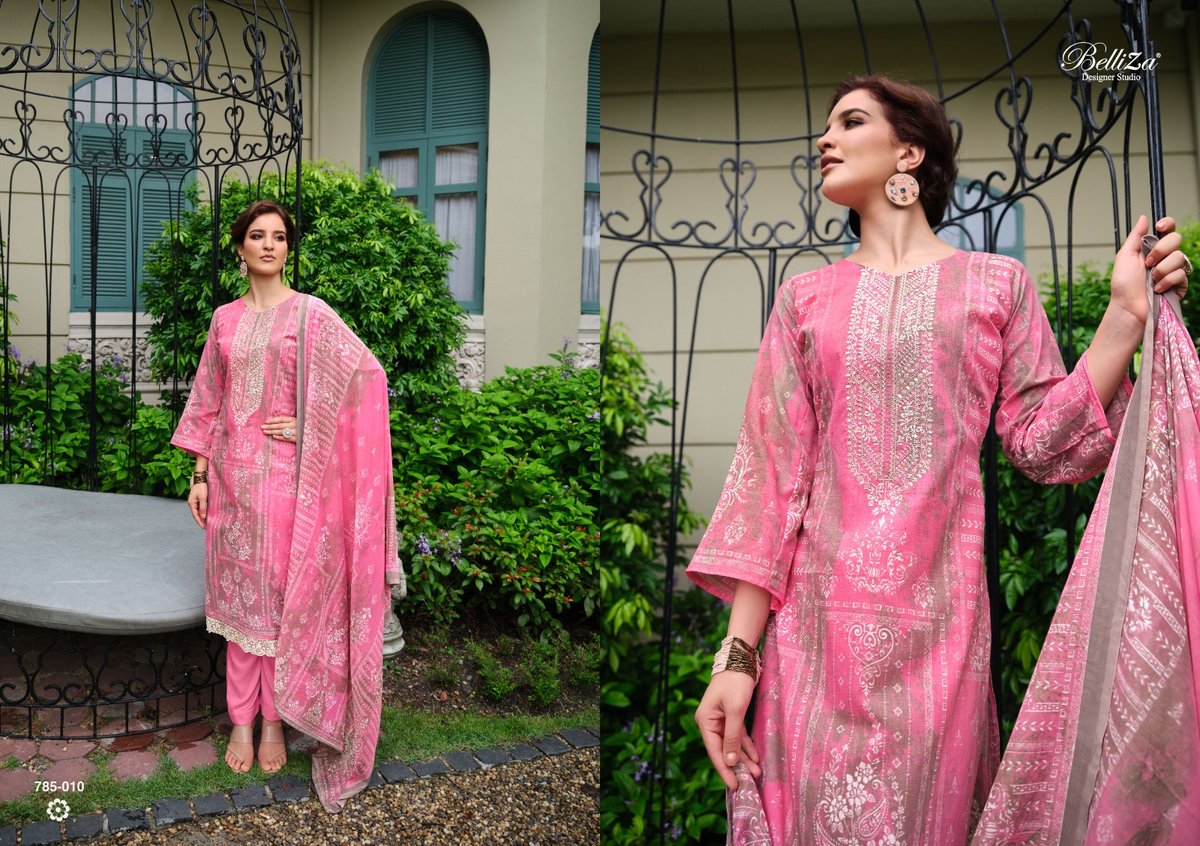 Belliza Designer Resham 785-001 to 785-010 Series 10