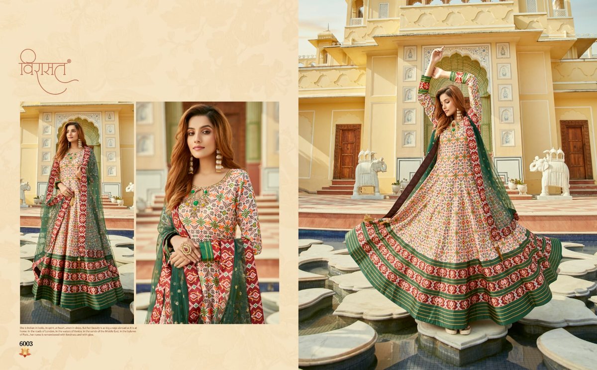 Virasat Gowns Padmasundari 6001-6004 Series 3
