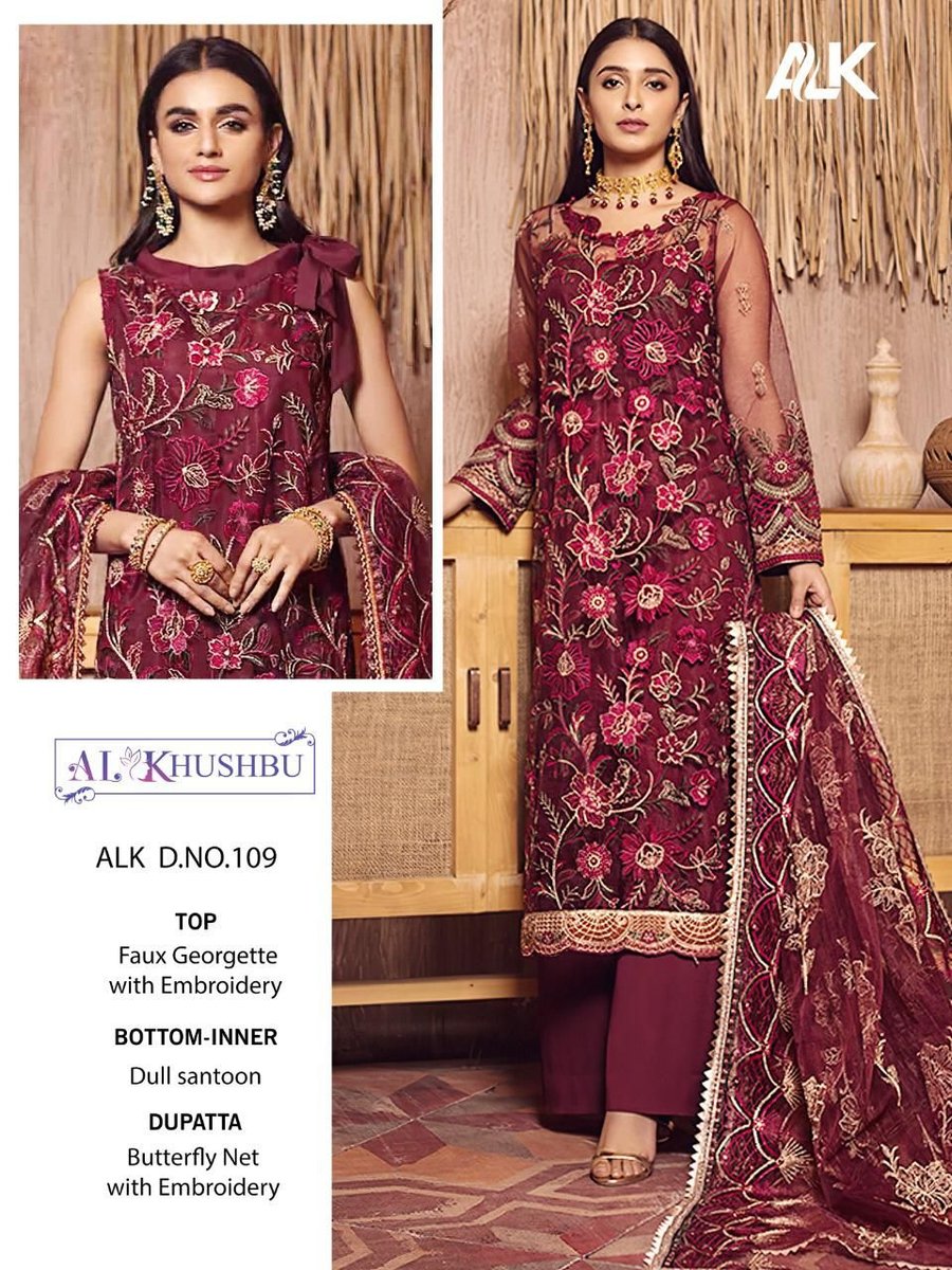 AL Khushbu 109 Design 1