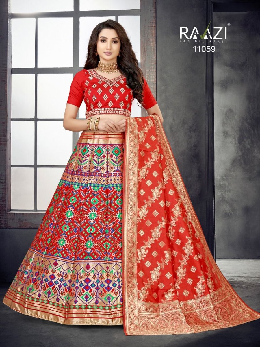 Rama Fashion Raazi Banarasi Lehenga 11059-11068 Series 1