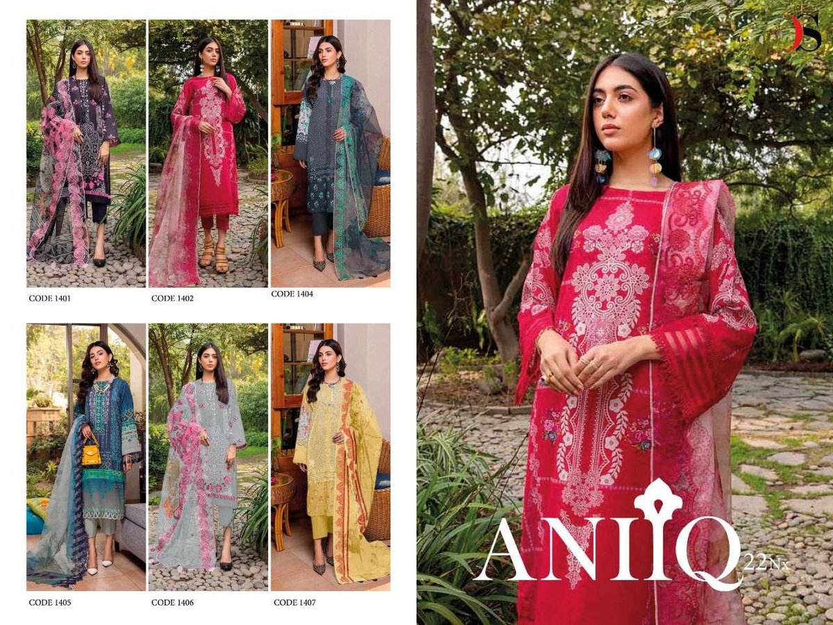 Deepsy Suits Aniiq Vol-22 Nx 1401-1407 Series 7