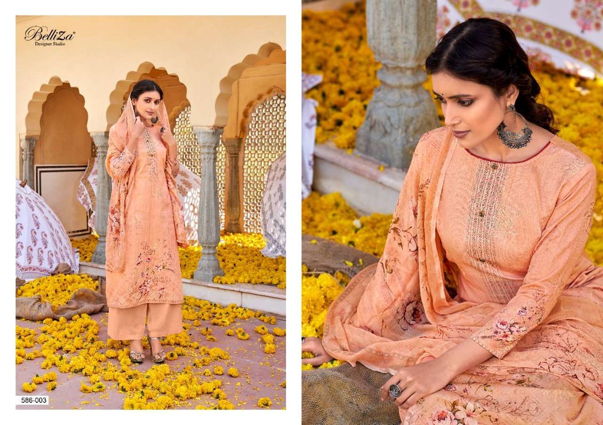 Belliza Designer Harnaaz 586-001 to 586-006 Series 3