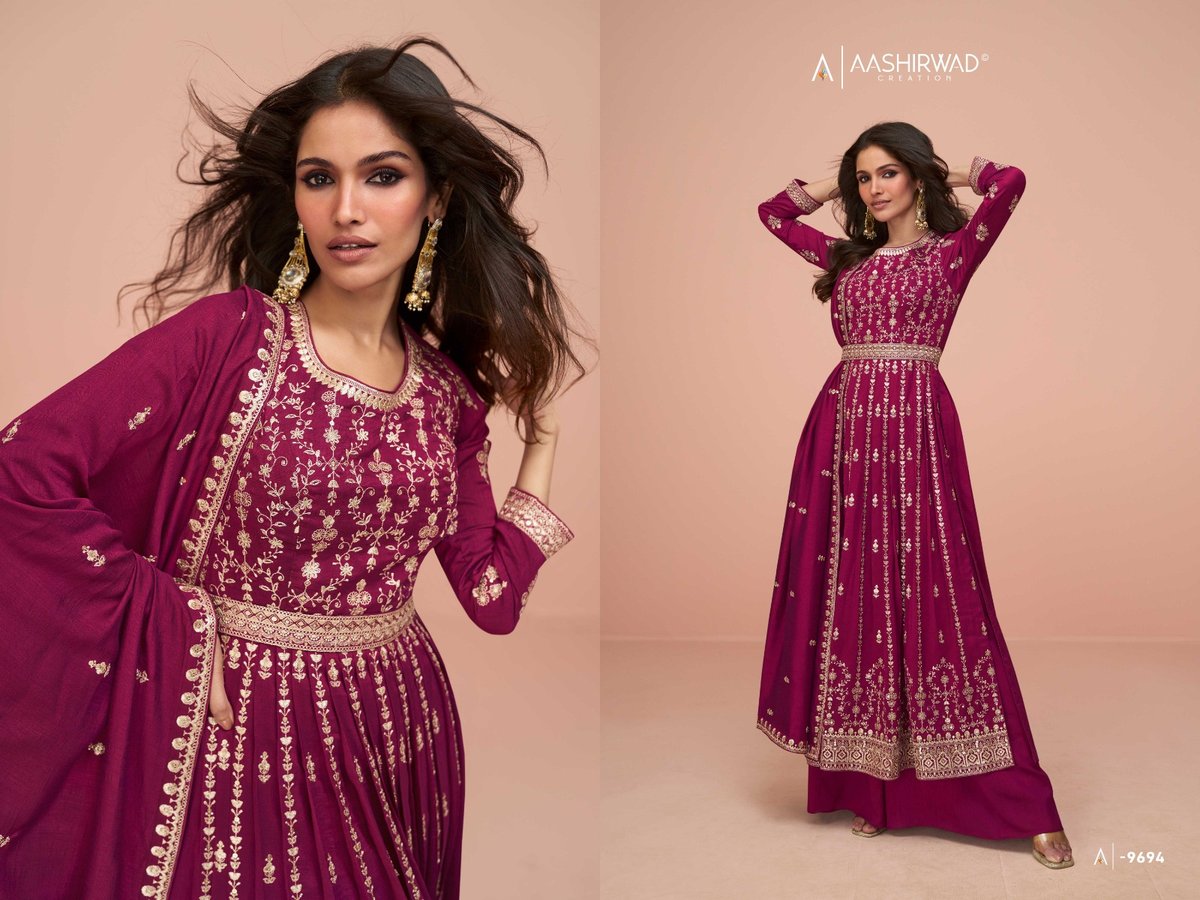 Aashirwad Creation Suhani 9690-9694 Series 5