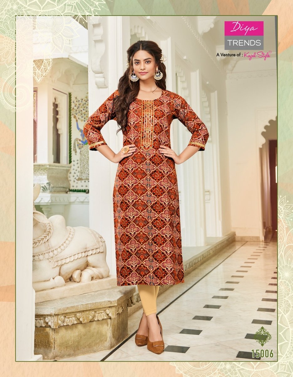 Diya Trends Garden City Vol-15 15001-15014 Series 6