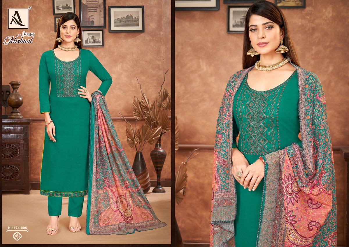Alok Suit Mishaal 1174-001 to 1174-006 Series 5