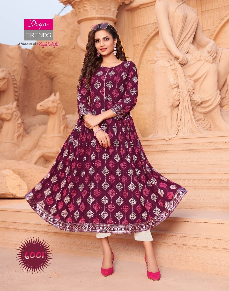 Diya Trendz Ethnic City Vol-6 6001-6010 Series 1
