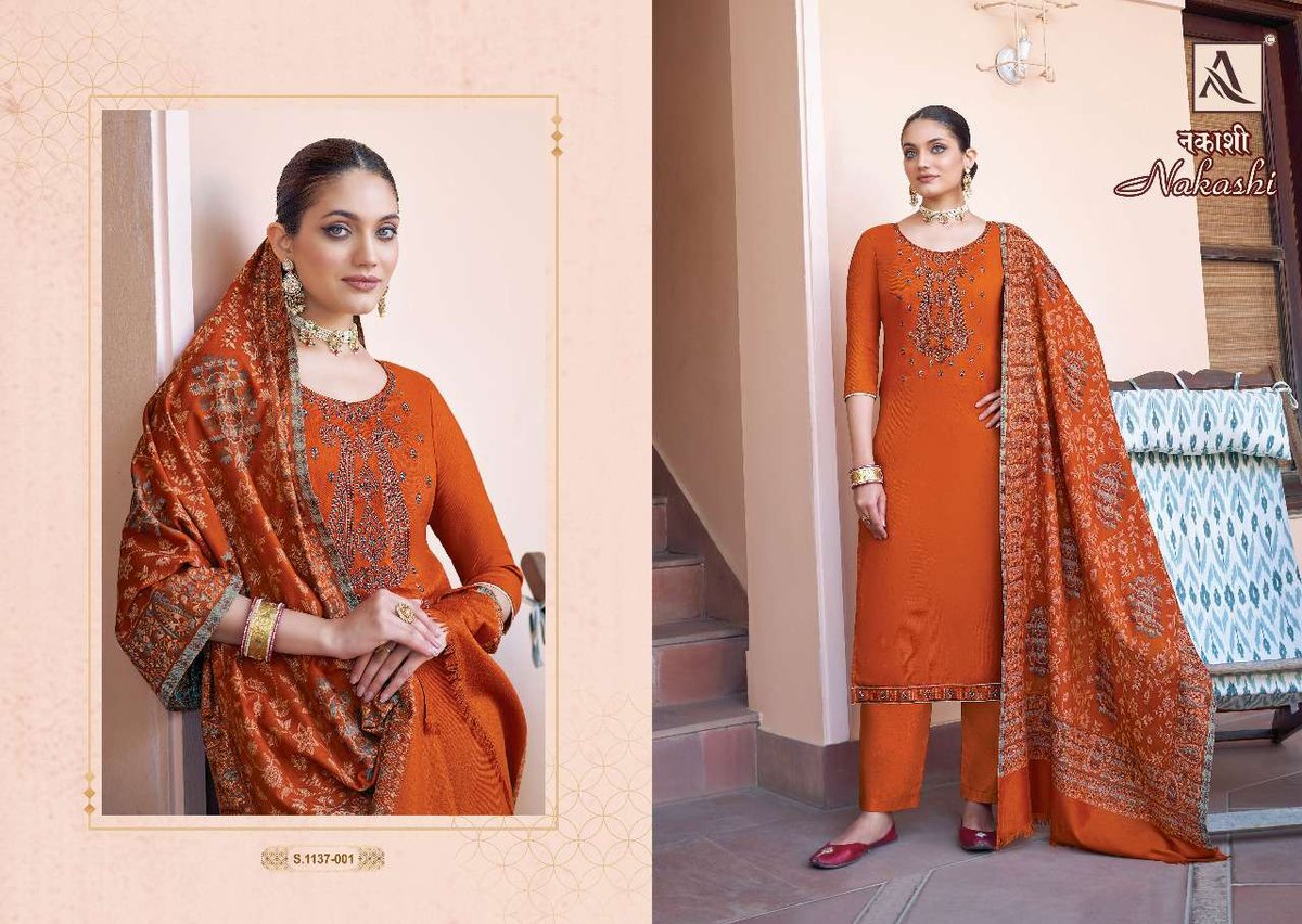 Alok Suit Nakashi 1137-001 to 1137-006 Series 1