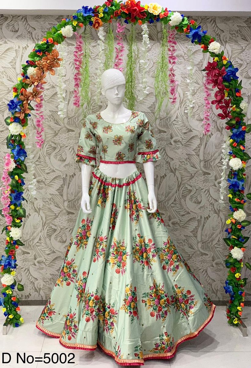 AF Peafowl 5002 Satin Lehenga Choli 2