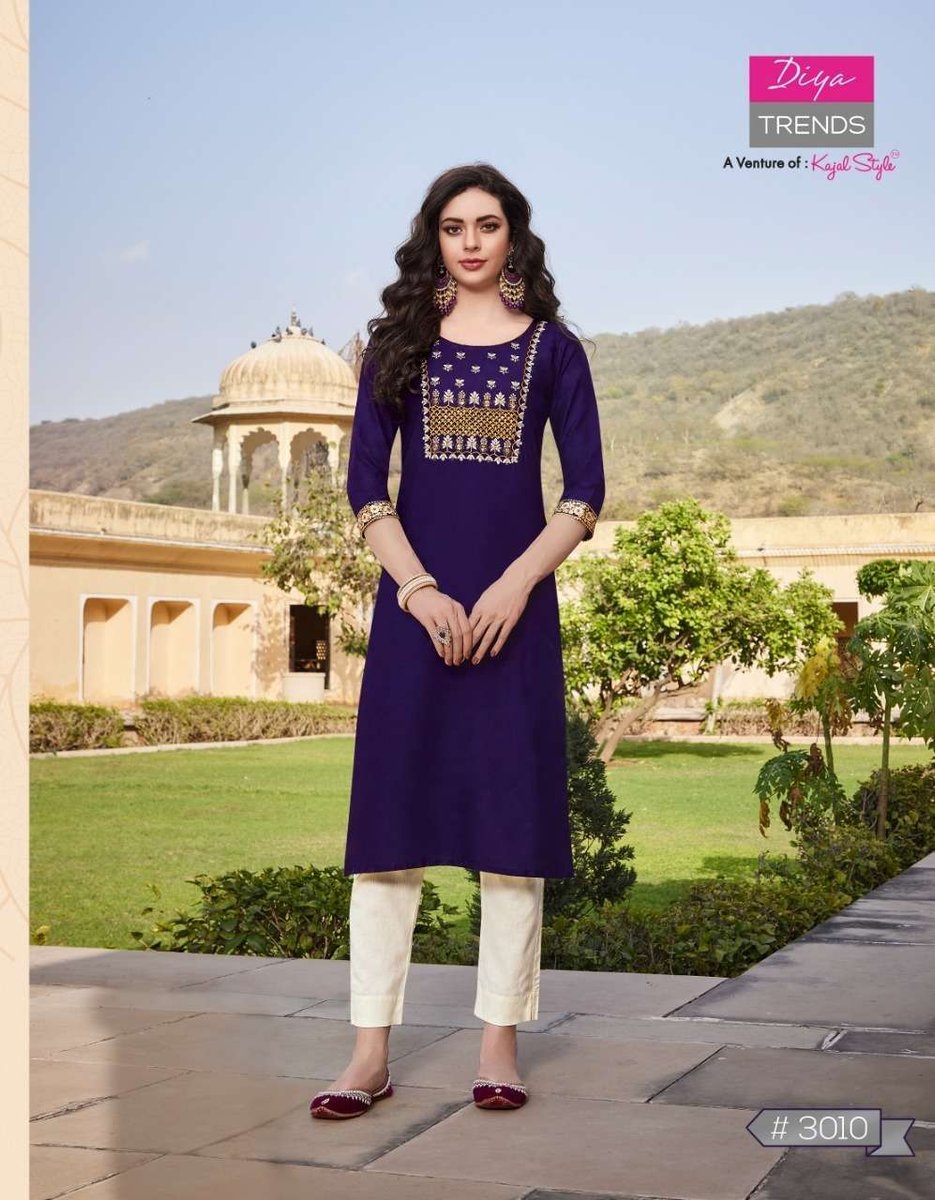 Diya Trends Casual Dairy Vol-3 3001-3012 Series 10