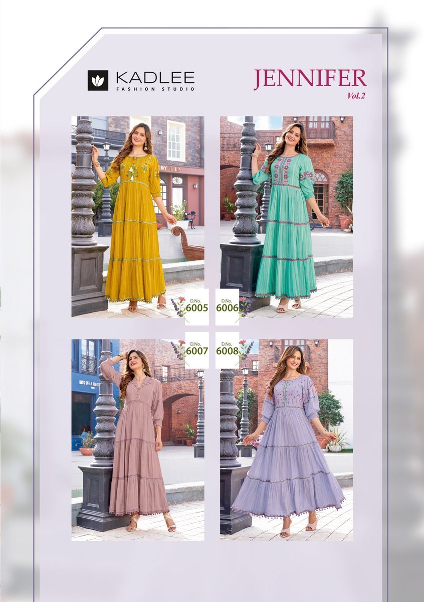 Kadlee Fashion Jennifer Vol-2 6005-6008 Series 5