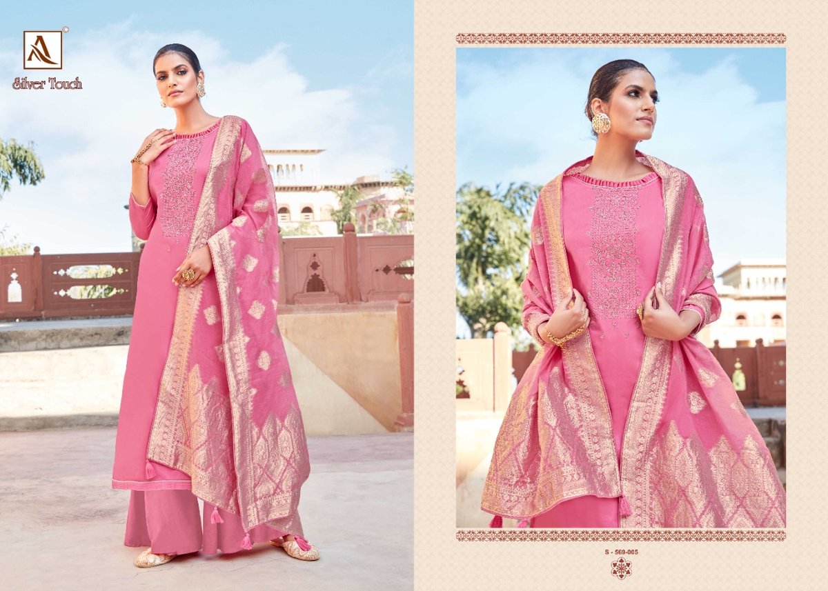 Alok Suits Silver Touch 565-001-565-008 Series 5