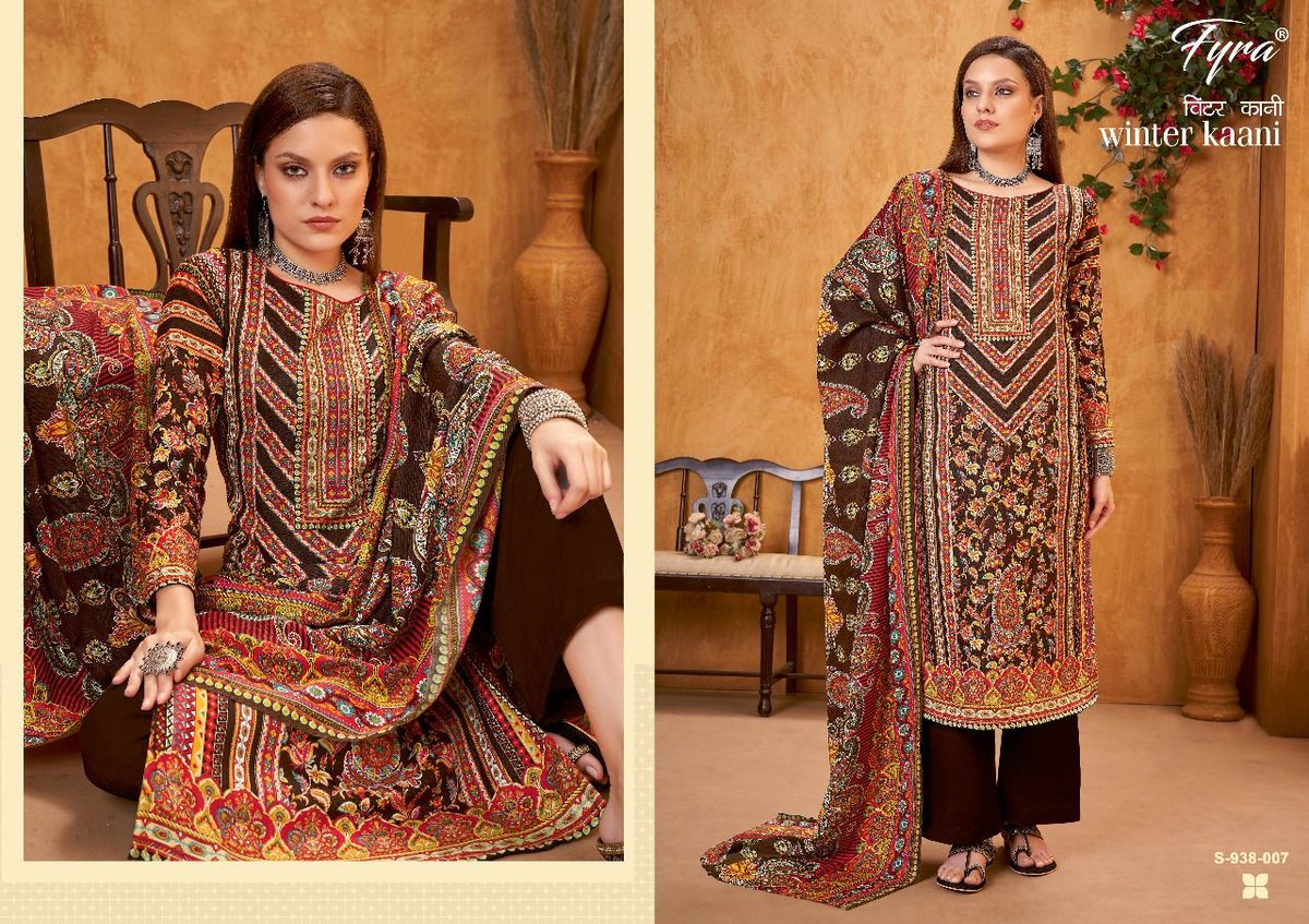 Alok Suit Fyra Winter Kaani 938-001 to 938-010 Series 7