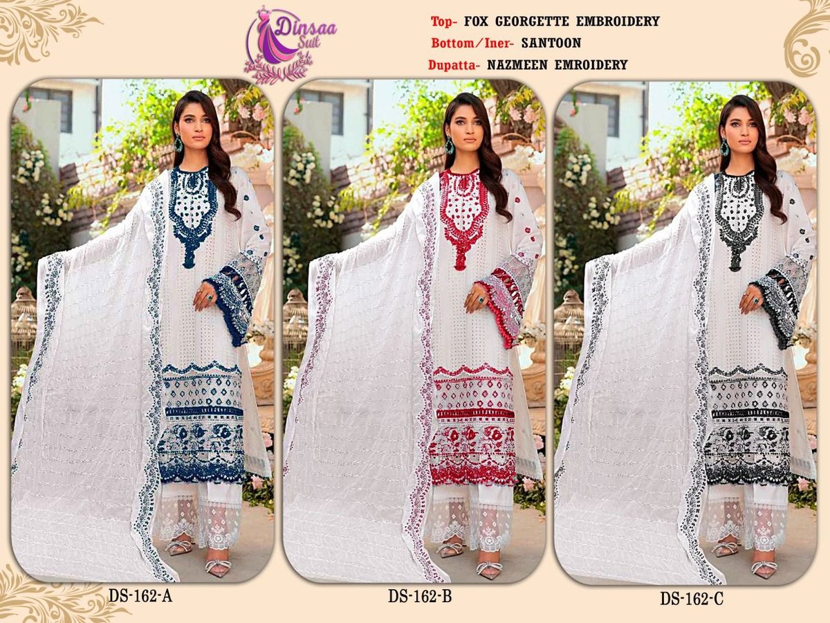 Dinsaa Suit Ruhi DS-162 Colors 4