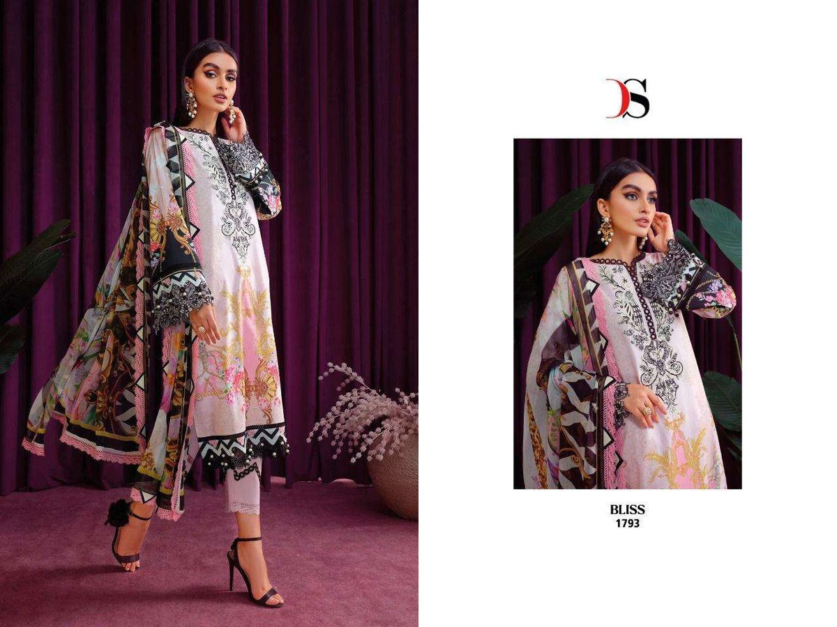 Deepsy Suits Bliss Lawn Vol-4 1791-1798 Series 3