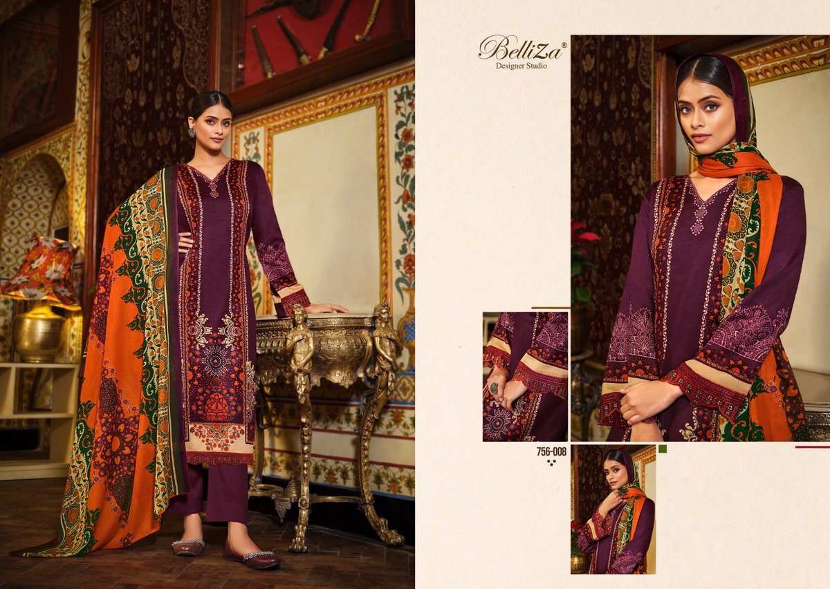 Belliza Designer Haafiza 756-001 to 756-010 Series 8