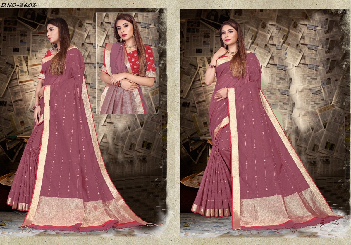 Isha Beautyful Linen Silk 3601-3609 Series 3