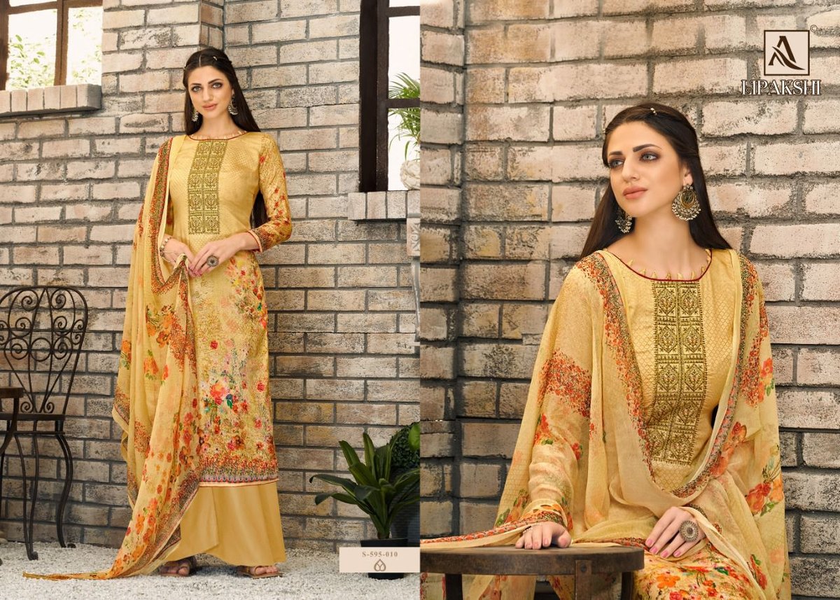 Alok Suits Lipakshi 595-001 To 595-010 Series 10