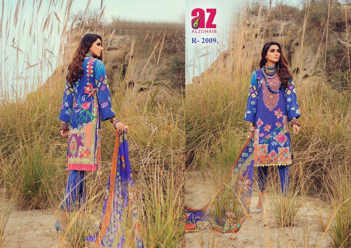 AZ AL Zohaib Roohi Lawn Collection 2001-2010 Series 9