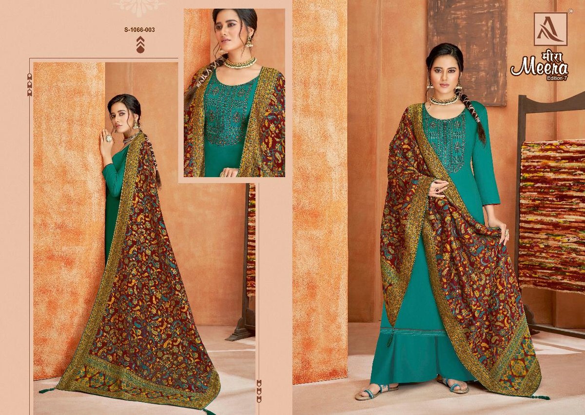 Alok Suit Meera Edition Vol-7 1066-001 To 1066-006 Series 3