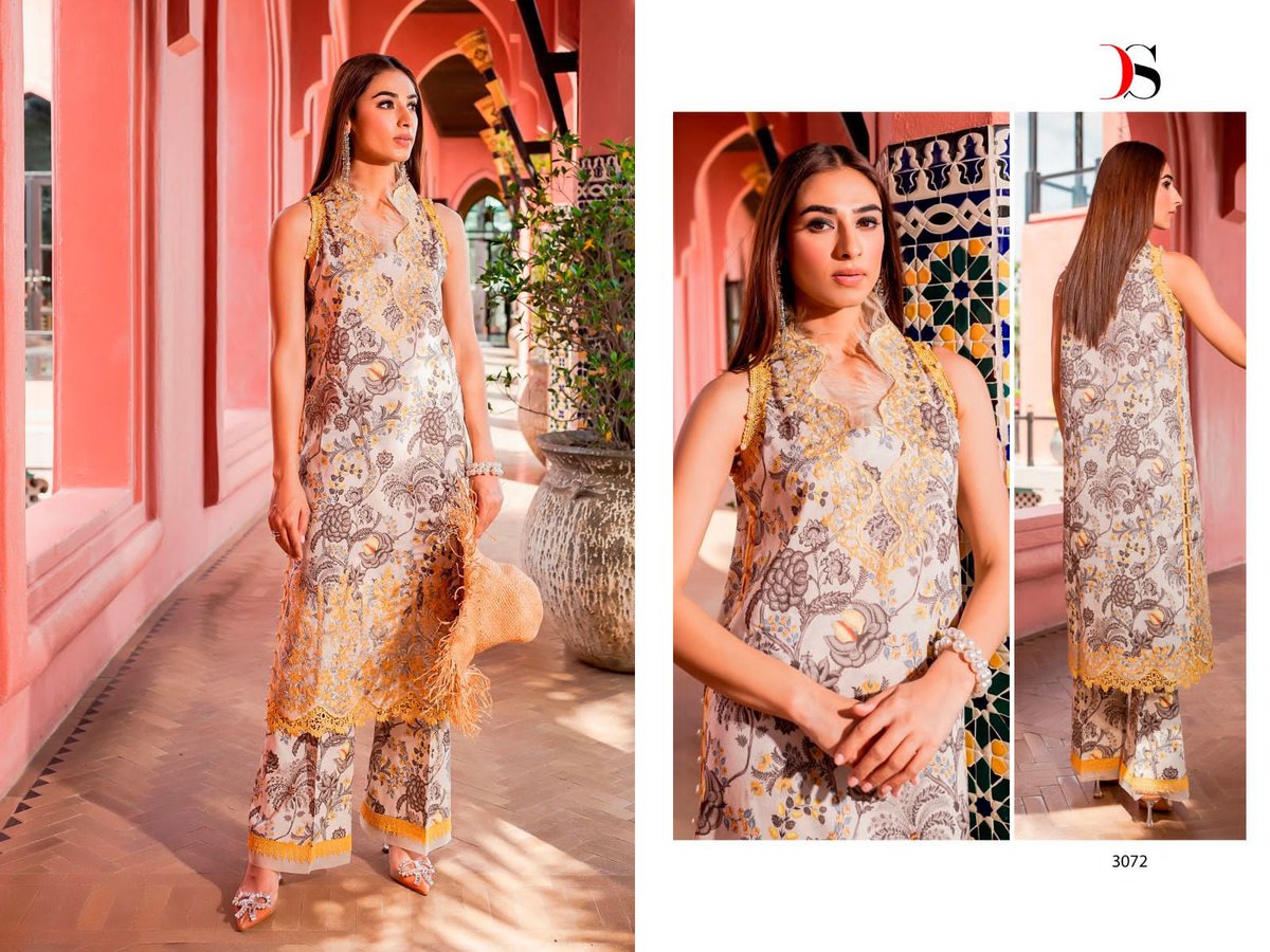 Deepsy Suit Firdous Flora 3071-3078 Series 2