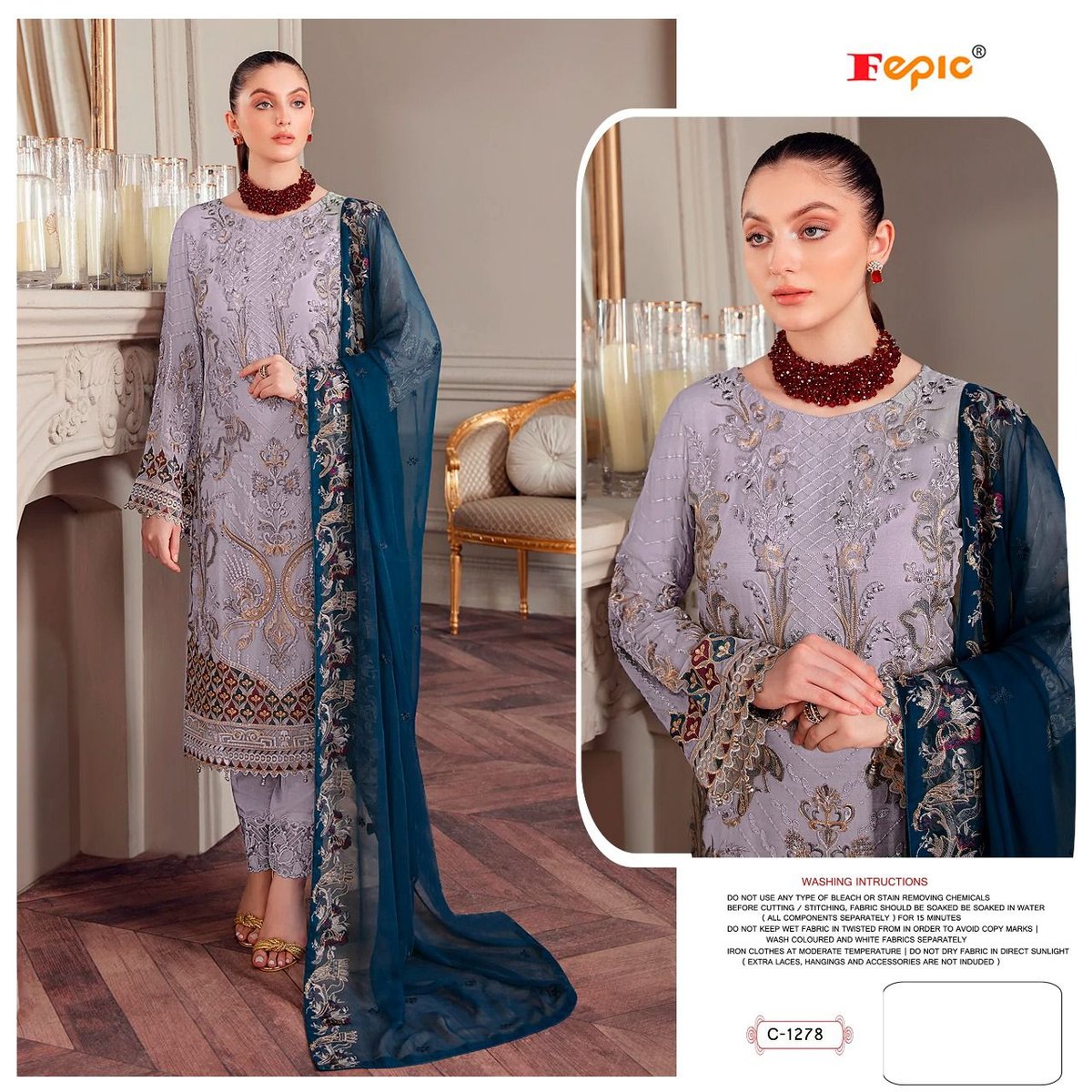 Fepic Rosemeen Suit C-1278 Design 1