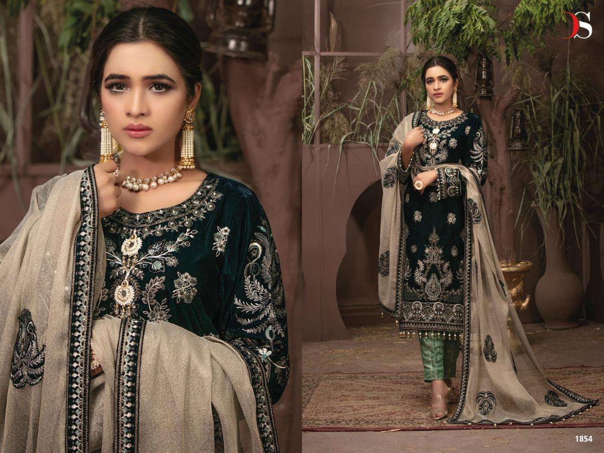 Deepsy Suits Rangrasiya Velvet Collection 1851-1856 Series 4