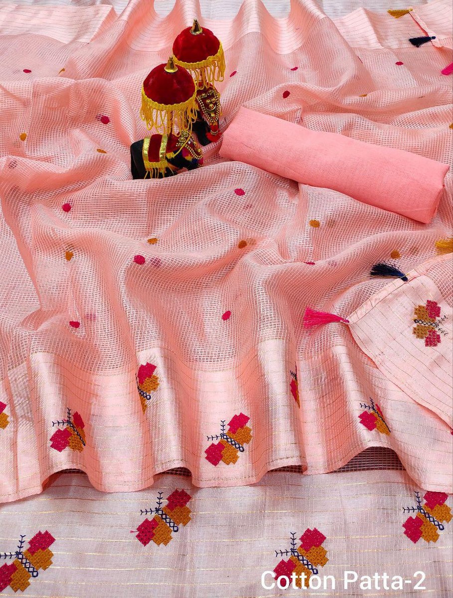 Cotton Patta Saree Parth Vol-2 Colors 4