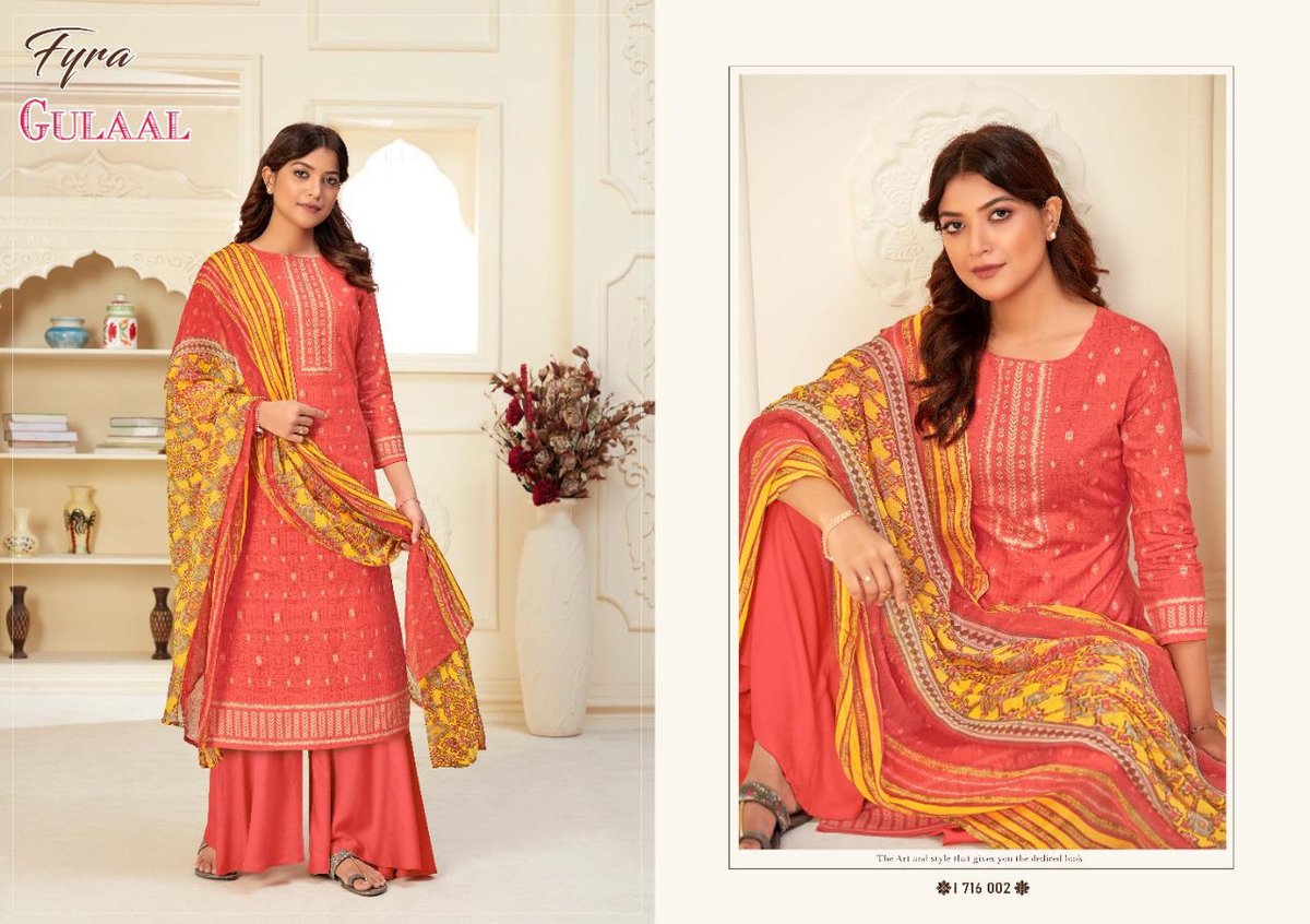 Alok Suits Fyra Gulaal 1716-001 to 1716-010 Series 2