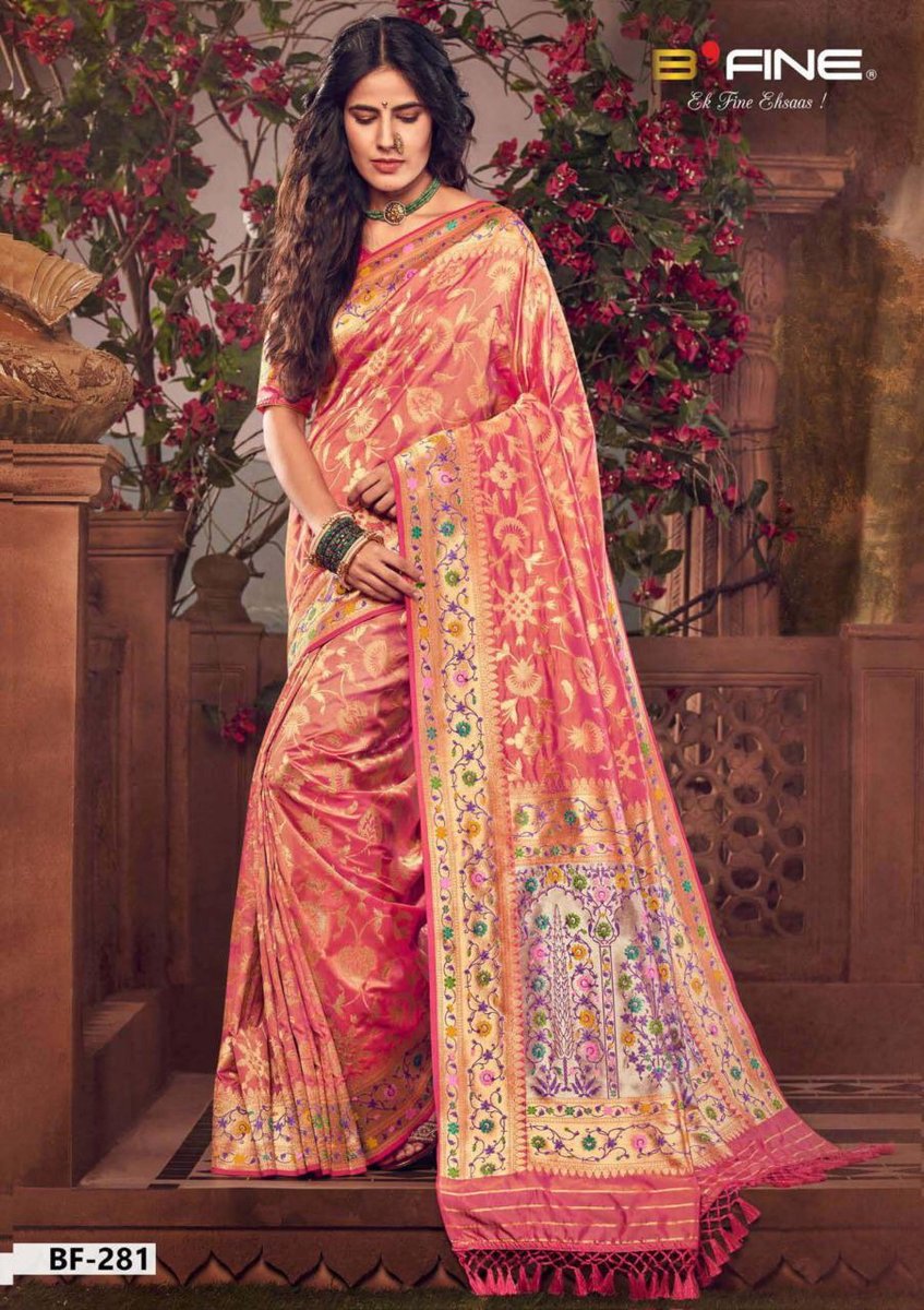 B Fine Saree Kalakari BF-281 to BF-300 Series 1