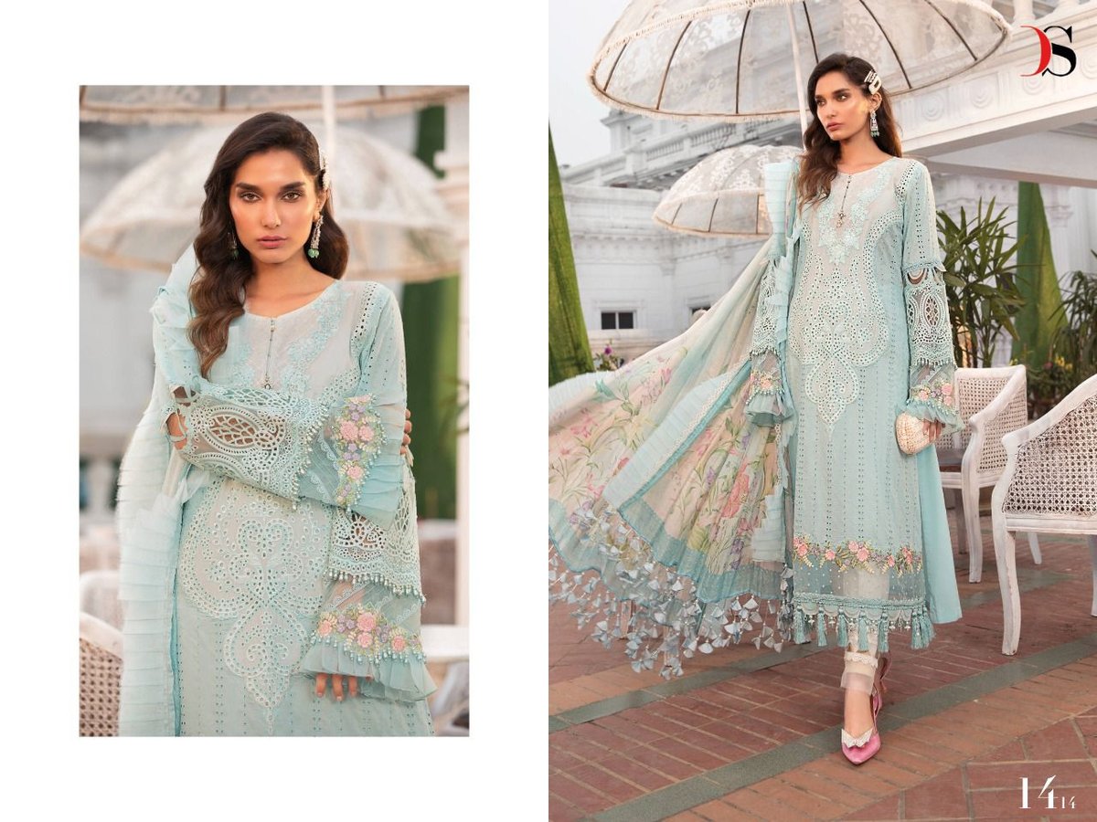Deepsy Suits Maria B Lawn Vol-22 1411-1418 Series 4